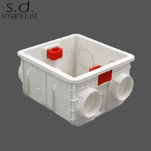 Smartdust Adjustable Mounting Box Internal 86mm*83mm*50mm For 86 Type Switch and Socket Wiring Back Box