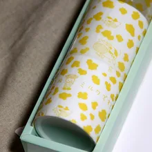 300 желтая коровья Сэндвич Оберточная Бумага, восковая жироустойчивое покрытие, для еда, гамбургер обертывание пинг, конфеты подарочная упаковка мыла