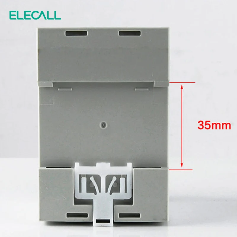 ELECALL D52-2048 din-рейка светодиодный Вольт Амперметр дисплей активный коэффициент мощности энергия AC 80-300 В 0-100.0A Амперметр Вольтметр