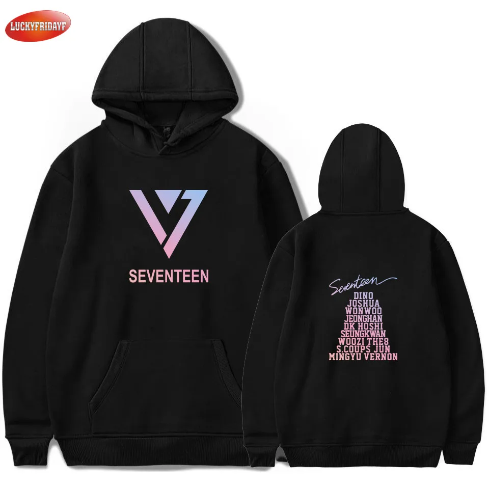 SEVENTEEN Kpop Hoodies for Women/Men Casual Fashion Printed Hoodies