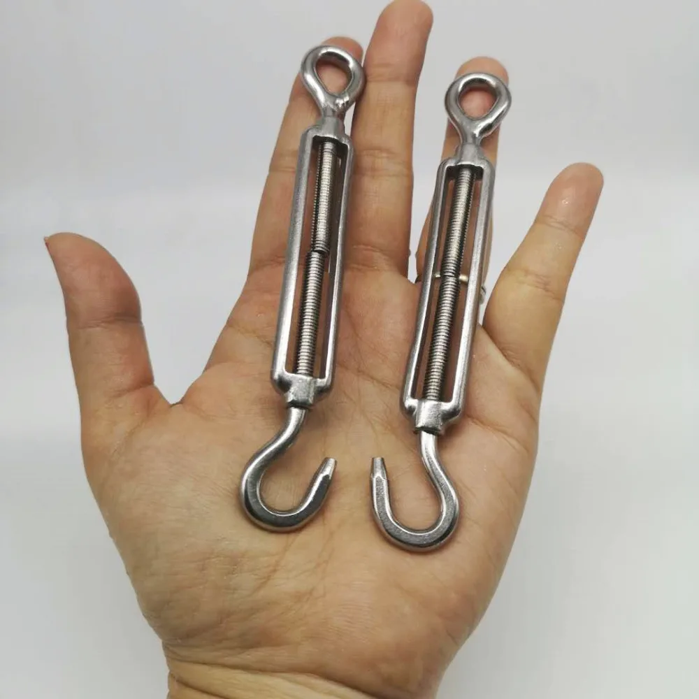 

10pcs turnbuckles Wire M5 Tensioner Straining Barrel Screw Rope Wire