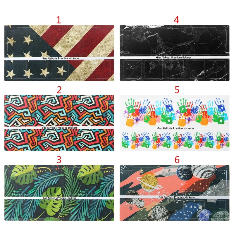 

Vinyl Sticker Bluetooth Earphone Charging Box Decorative Decal Wrap For AirPods