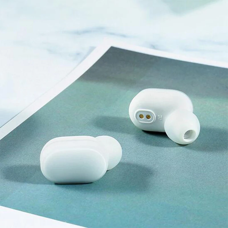 Xiaomi AirDots Bluetooth наушники Молодежная версия оригинальные TWS наушники-вкладыши бас BT 5,0 с микрофоном беспроводные наушники гарнитура