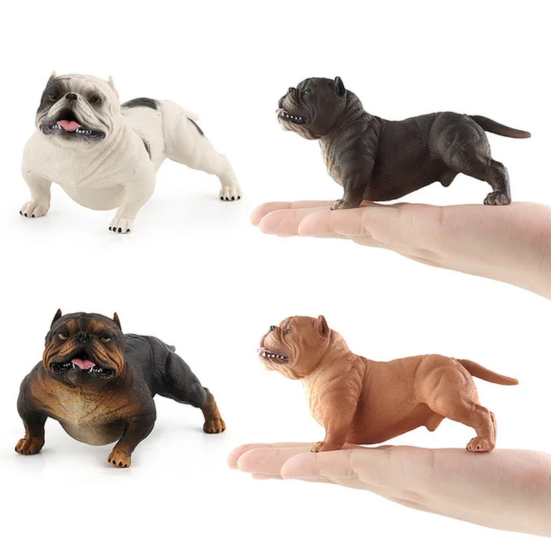 

French Bulldog Dog Solid Animal Model Decoration Model Children's Toys Action Simulate Doll Animal Dog Model Kids Toys Gift