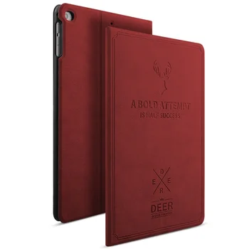 

Cartoon Slim Case for iPad mini 4 Case Cartoon Deer Flip Stand Smart A1538 A1550 PU Cover for iPad mini 4 Smart Case 7.9''