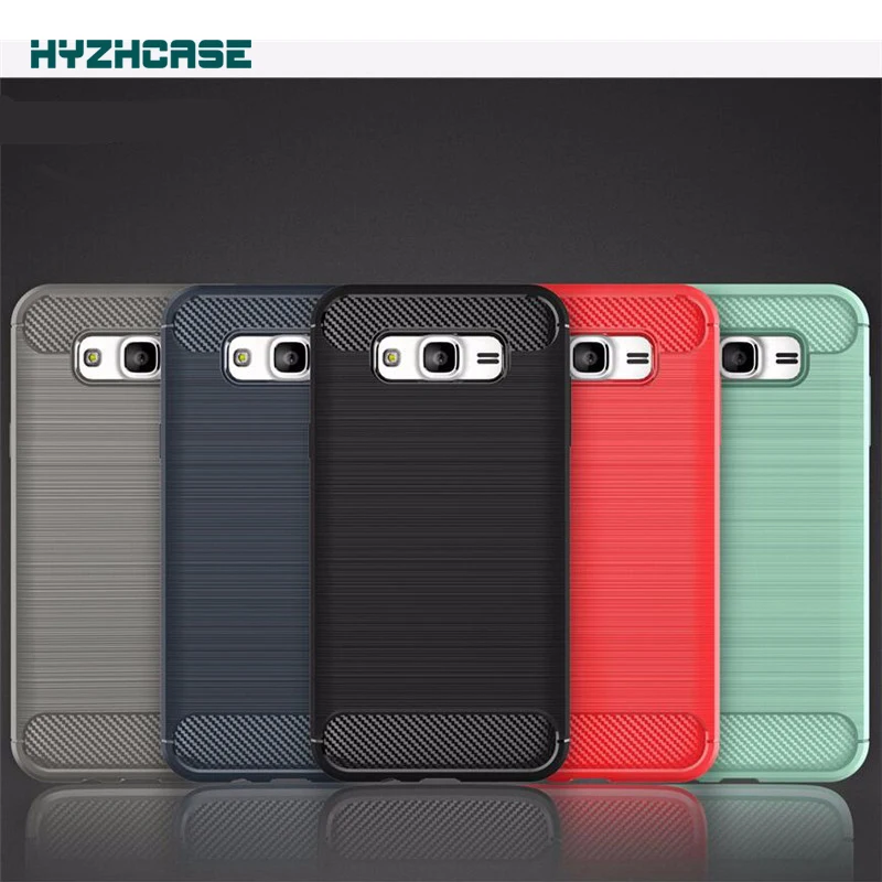 Environmental Carbon Fiber Case For Samsung Galaxy J7 2015 Soft Anti-drop Cover Back | Мобильные телефоны и аксессуары