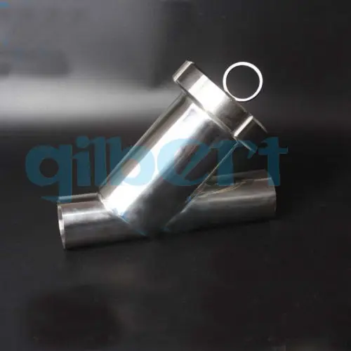 

Fit 19mm 3/4" Pipe OD Welding SUS304 Sanitary Y Type Strainer Filter Home Brew Wine