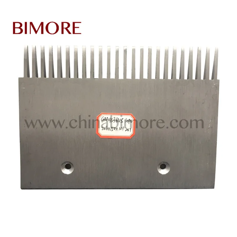 

20 Pieces Escalator Comb Plate GAA453BV5 Length 206mm Width 150mm Install Size 101mm 24T Left