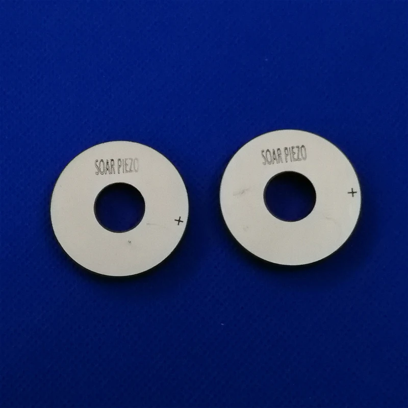 

Piezoelectric Ring 38*13*6.4-PZT4 Piezo Ceramic Bolt-clamped Ultrasonic Cleaning Transducer Biodiesel Mixing Ultrasonic Sensor