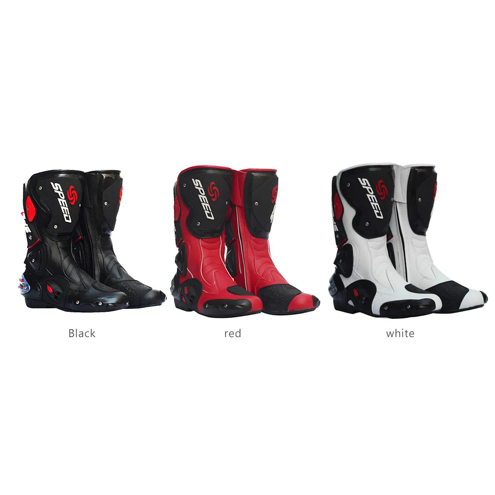 Moto rcycle Boot водонепроницаемые ботинки Pro-biker speed Bikers moto R moto rcyle acing moto cross кожаные ботинки moto cross Racing ботинки