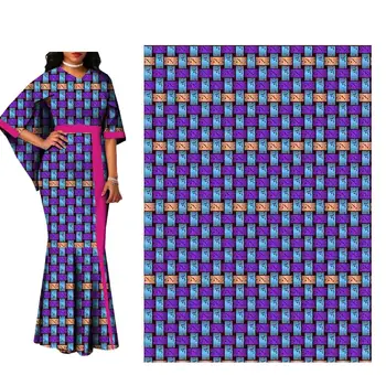 

To compile blue fabric Wax-dyed cotton double-sided printing fabric WAX 275 for national garment printing 100% Cotton