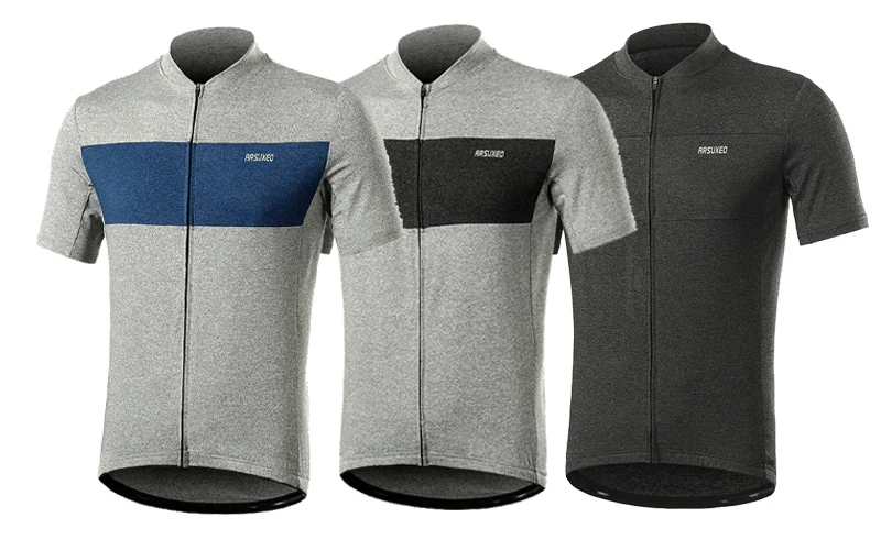 ARSUXEO Мужская футболка с коротким рукавом для велоспорта быстросохнущая летняя рубашка для горного велосипеда одежда для горного велосипеда профессиональная команда Светоотражающая 639