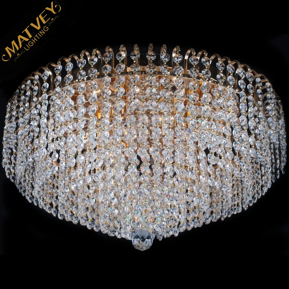 Modern crystal ceiling lamp , K9 crystal, in stock, quick delivery