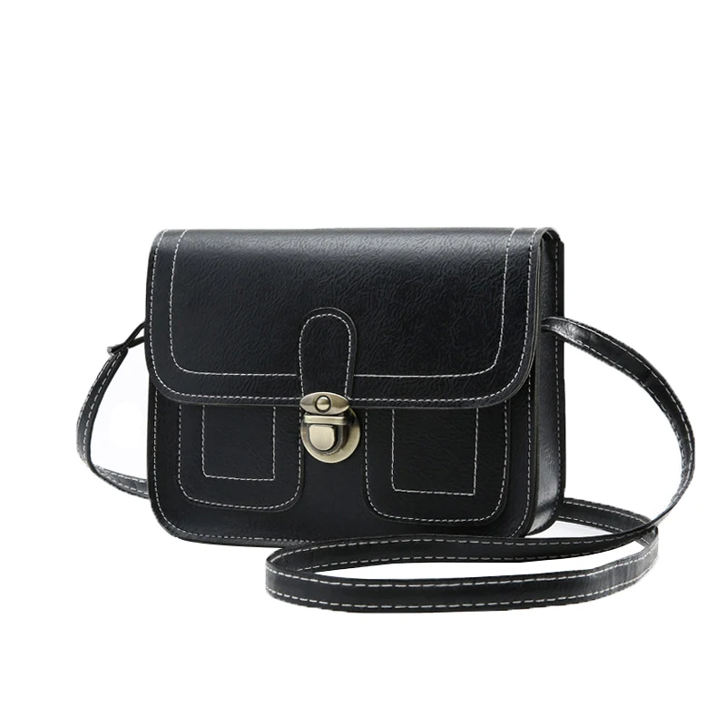 

2019 New Retro Women Shoulder Bag PU leather ladies Handbags Female small Messenger bags for women sac a main Coin Phone Bag