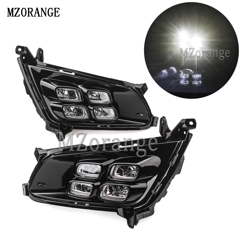 

MZORANGE LED Daytime Running Light For Kia Optima K5 2014 2015 2016 Car Accessories Waterproof ABS 12V DRL Fog Lamp Decoration