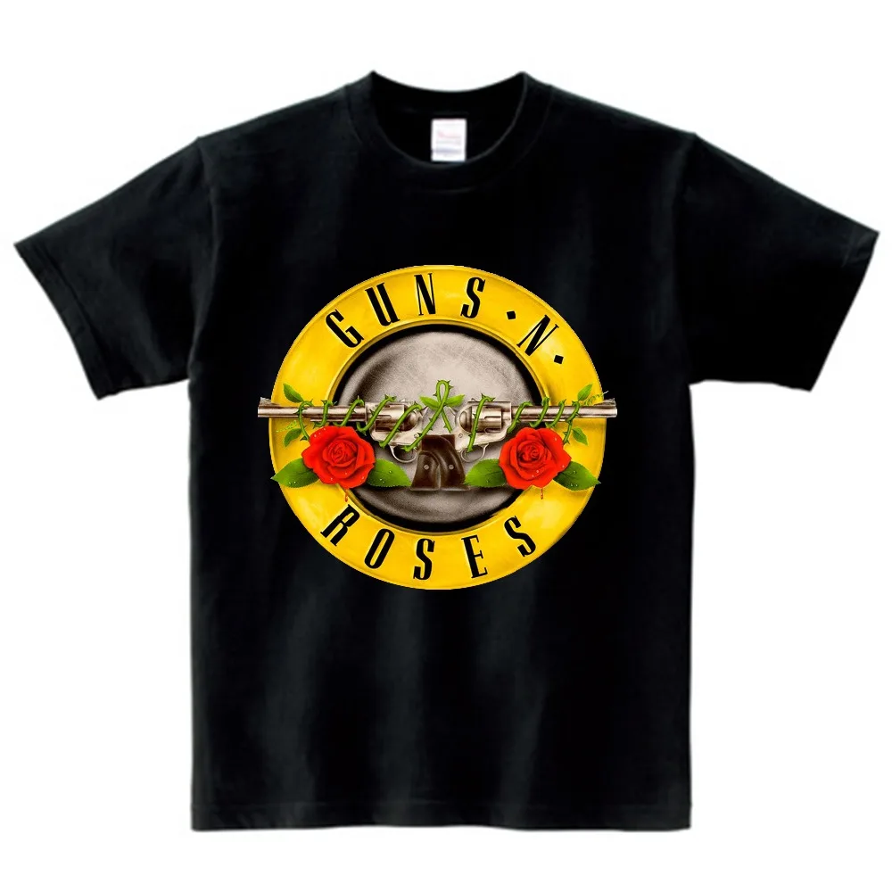 Algodão em Torno do Pescoço Tshirt do Bebê das Crianças Costume para Menino e Menina Guns n Roses Camiseta Criança T shirt 2018 Puro Infant Toddler nn 7 Cheap Camisetas