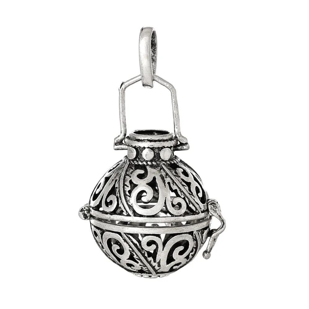 Серебряные украшения DoreenBeads винтажная медная коробка для пожеланий подвески с