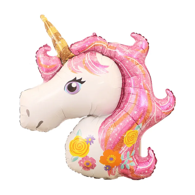 Magical Unicorn 1 шт. Единорог праздничные украшения: воздушные шары большой единорог Balloon3D мини Единорог шар День рождения Baby Shower Свадебные украшения - Цвет: Magical Unicorn