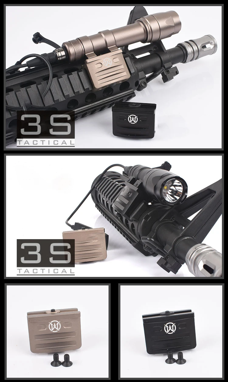 RM45 Off Set держатель тактического фонаря Rail Picatinny 20 мм для Surefir Airsoft M300 M600 Scout Light M600C M600V