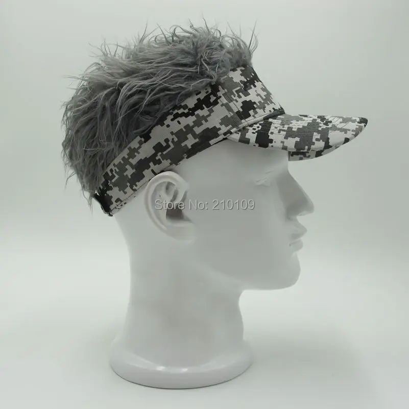 Popular Fake Hair Visor-Buy Cheap Fake Hair Visor lots