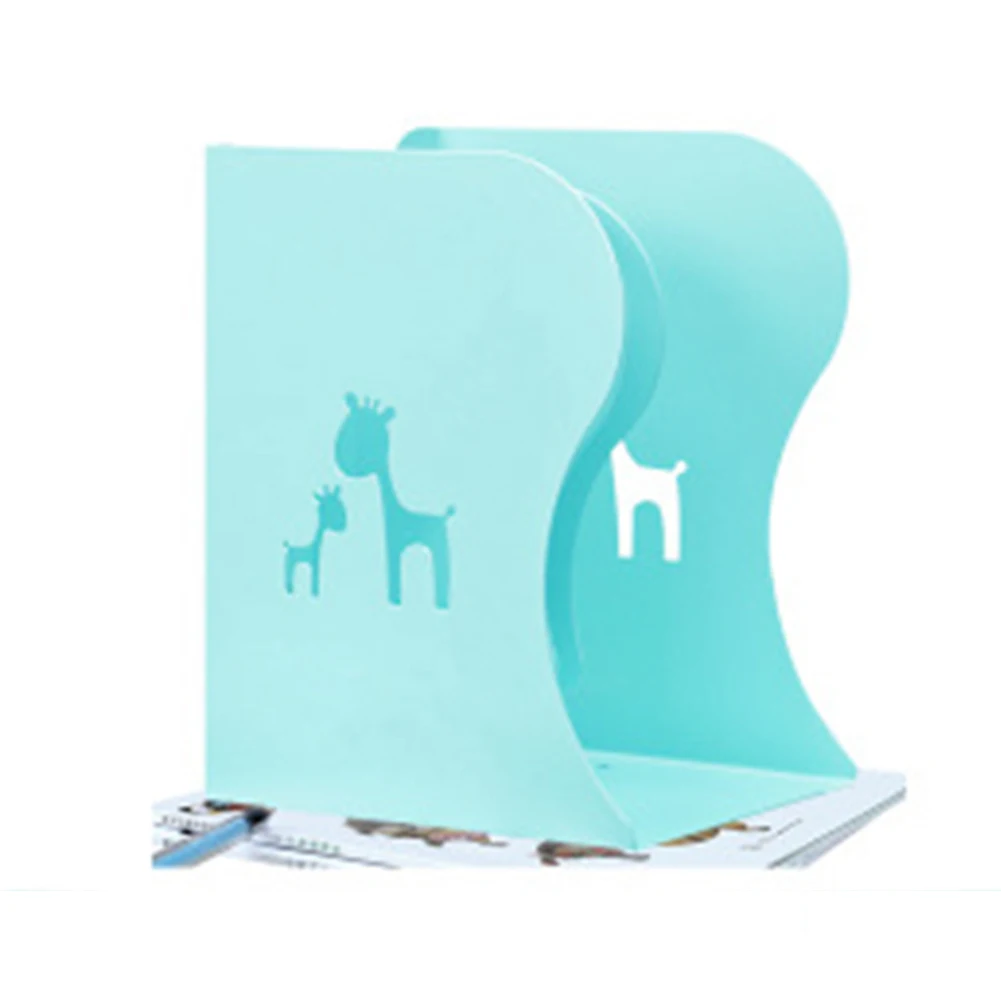 

School Large Desktop Rack Expanding Holder Foldable Stand Documents Book End Organizer Hollow Out File Divider Shelves