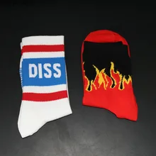 Носки для девочек; носки в стиле хип-хоп для мальчиков; уникальные модные носки с надписью «love»