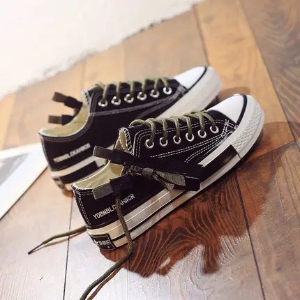 Mode Plat 2018 De Dames Harajuku 1 Fond 2 Sauvage Blanc Chaussures Toile Femmes Automne Nouvelle Confortable ppqFzT