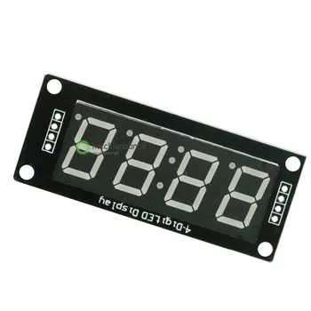 

4-Digit LED 0.56" Display Tube Decimal 7 Segments TM1637 Clock Double Dots Module 0.56 inch White Display For Arduino