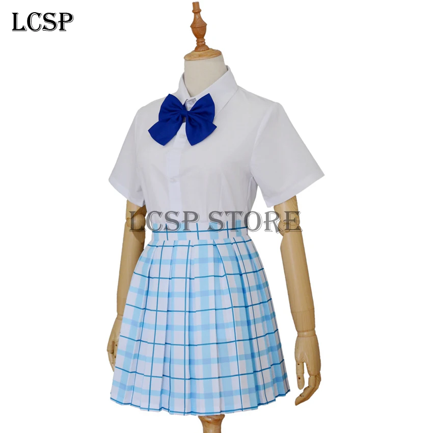 LCSP A Silent Voice Shouko Nishimiya Shoko Косплей Костюм японского аниме форма голоса школьная форма костюм наряд Одежда