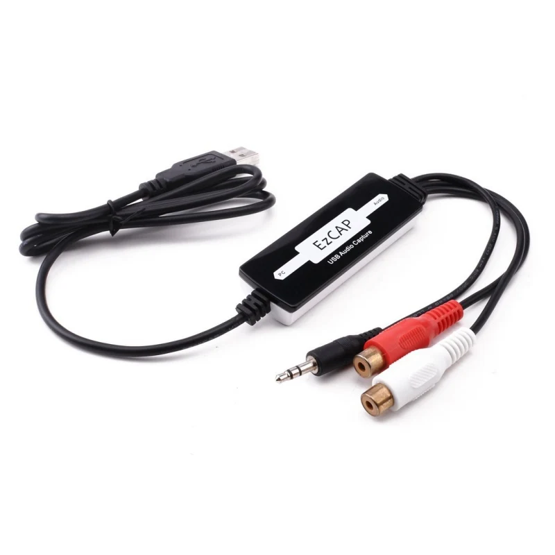 Профессиональный USB аудио Захват MP3 WMA WAV OGG преобразователь Регистраторы редактировать аудио MP3 записанных файлов в форматах ПК