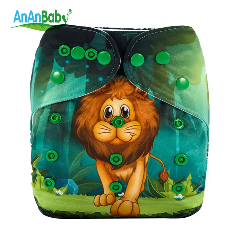 

Ananbaby Pocket diapers Baby Cloth diapers Newbown Washable Reusable Cloth nappies Waterproof Cloth diaper covers HA034K