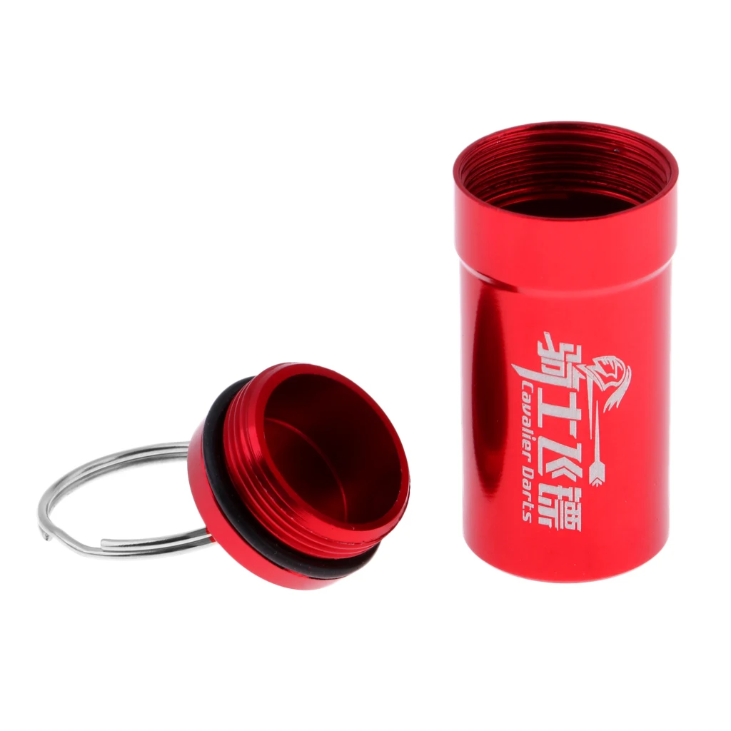 Portable Dart Accessories Storage Case Carry Box for Dart Supplies Points Soft Tips Flight Protector Waster O-Rings w/ Key Ring