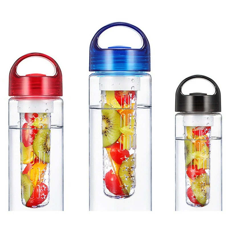700ML Health Flesh Fruit infuser infusing Water font b Bottle b font Lemon Juice Detox Flip