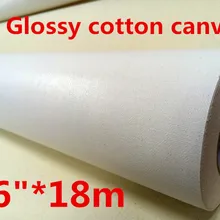 3"* 18 м 350gsm рулон холст глянцевая хлопковый холст для картина маслом, матовая хлопковая парусина