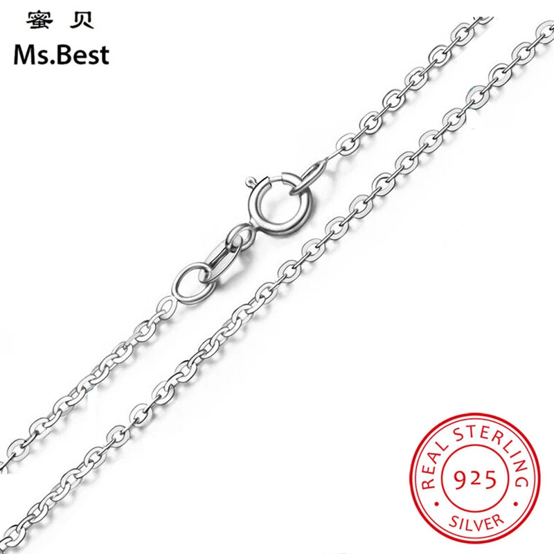 Italian Fine 925 Sterling Silver Chain Necklace Women 16 or 18 inches