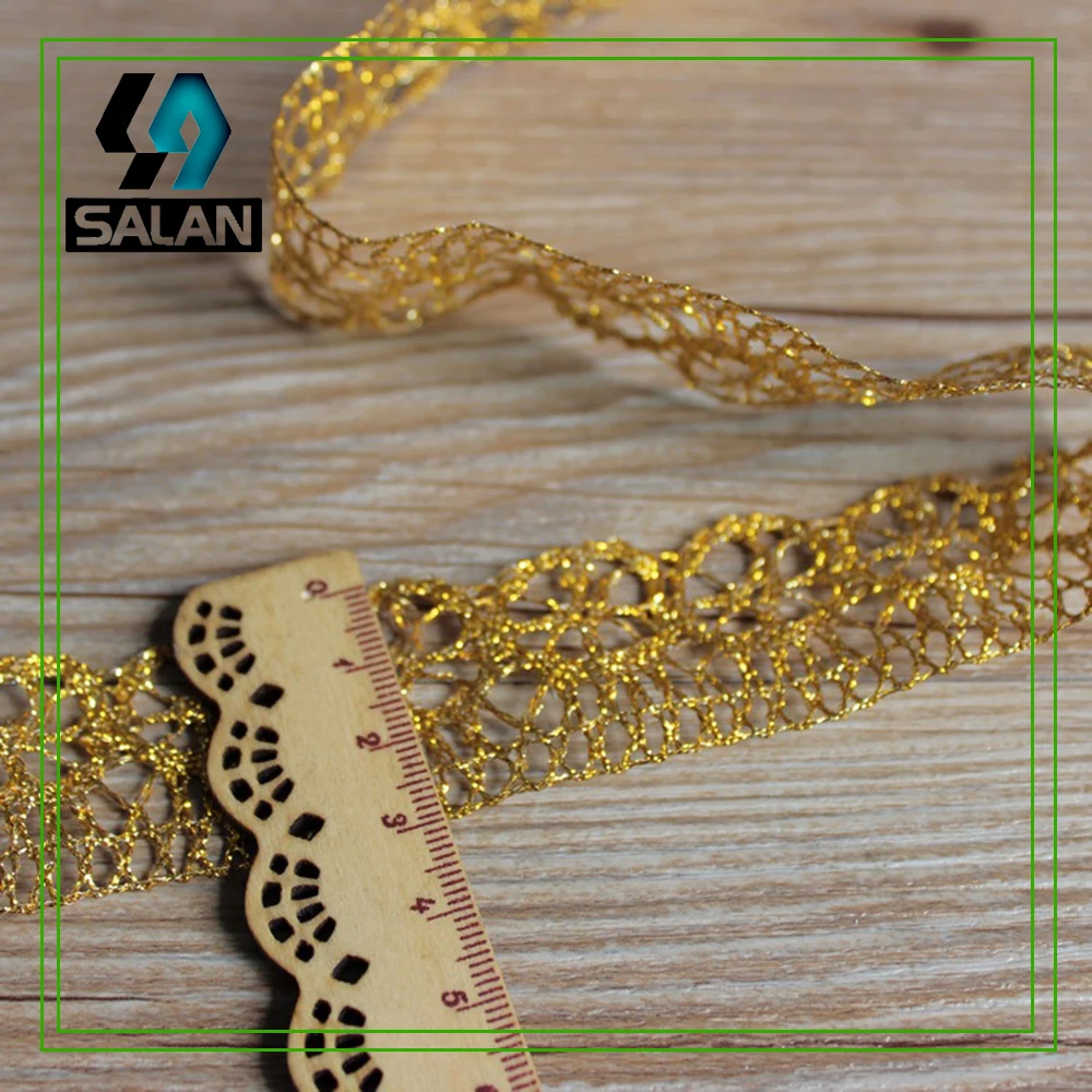 

Factory direct 3CM too gold and silver line preparation lace luggage bag decoration must be three-dimensional super