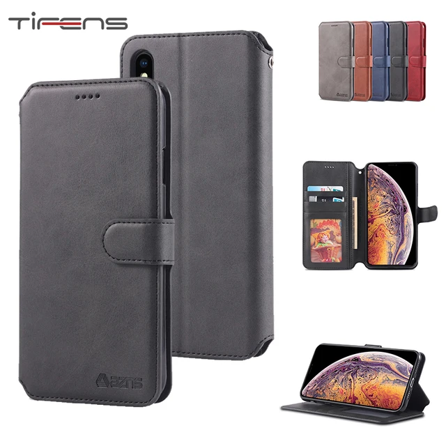 US $3.77 Magnetic Flip Wallet Case For iPhone 11 Pro X XR XS MAX 8 7 6s 6 Plus Luxury Leather Card Holder St