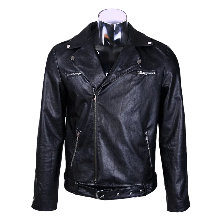 jaqueta de couro negan