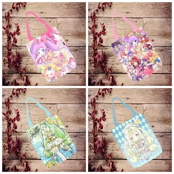 

IVYYE 1PCS Pripara Fashion Anime Canvas Shoulder Bags Casual Shopping Bag Tote Handbag Travel Lady Girls New
