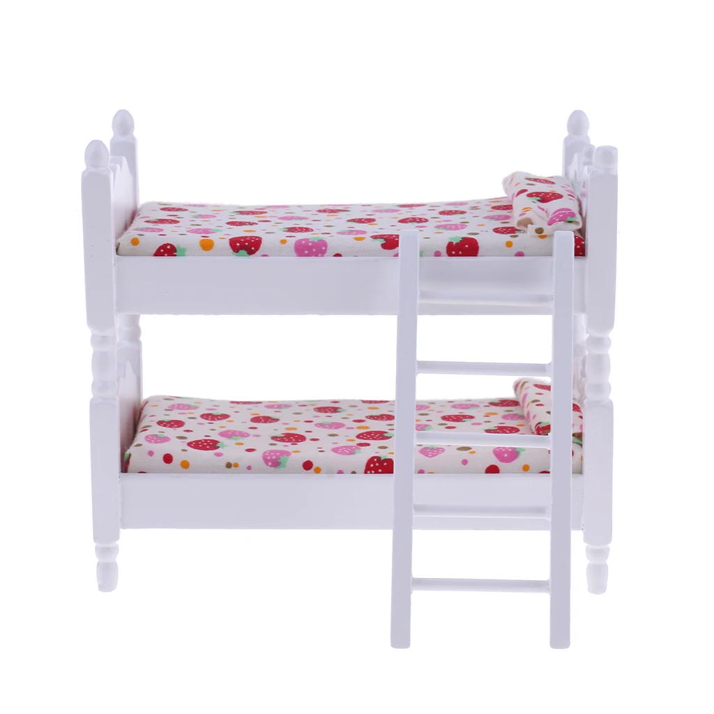 Nursery Cradle Cockhorse 1//12 Dollhouse Bedroom Furniture Wooden Bunk Bed