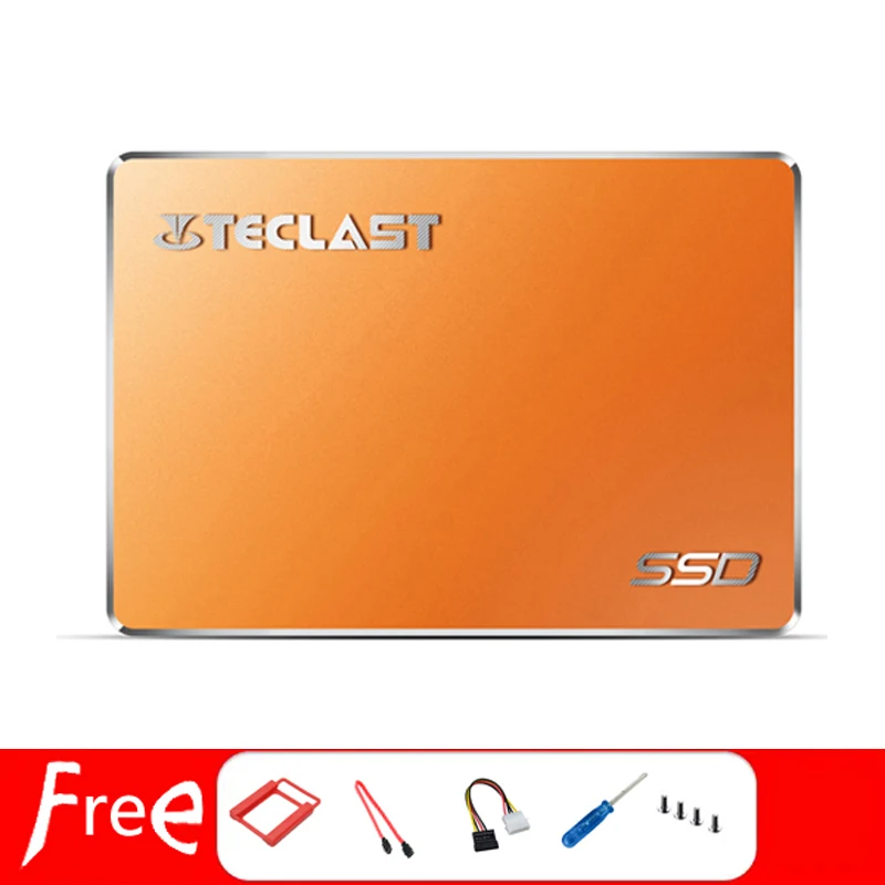 Teclast SATAIII SSD hdd 120 ГБ 240 ГБ 256 ГБ 480 ГБ 1 ТБ 960 ГБ 128 ГБ 256 ГБ 512 ГБ 6 ГБ/сек. Внутренний твердотельный диск с адаптером