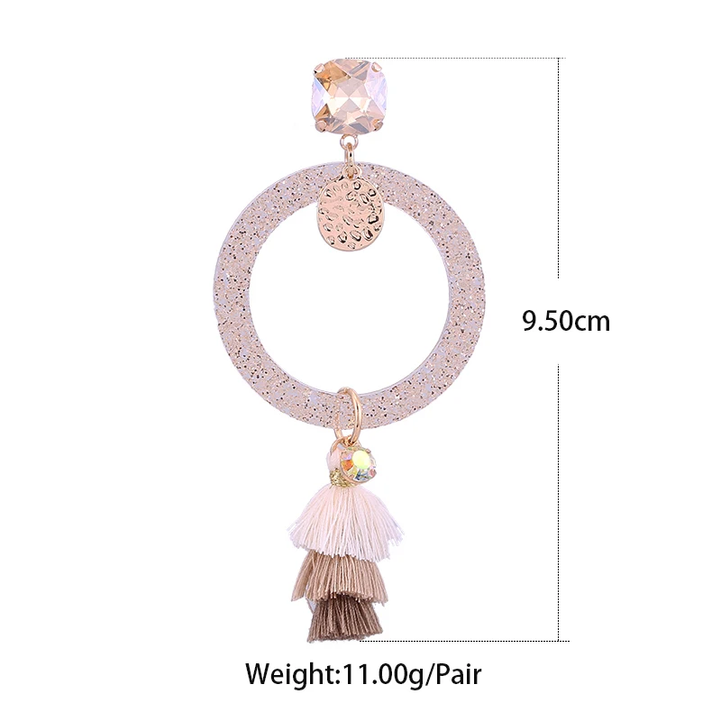 Earrings Champagne Size