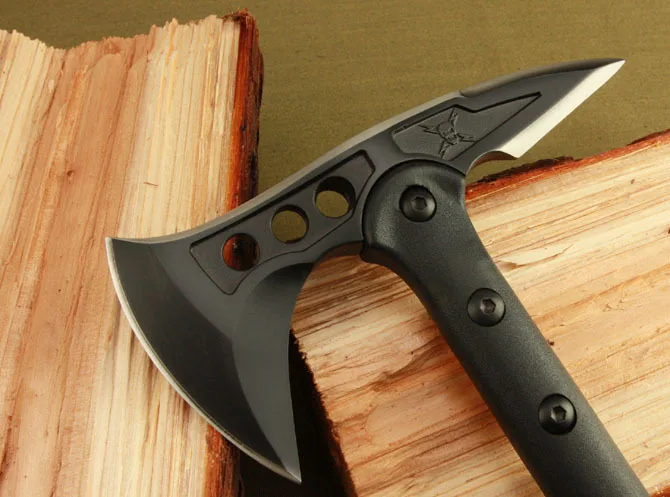HOT!!!Top quality Tomahawk Army 56HRC Steel Outdoor Hunting Camping Axe ...