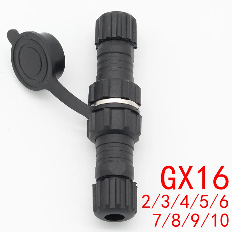 Водонепроницаемый штекер авиационного датчика GX16 2/3/4/5/6/7/8/9/10 pin 1 шт. |