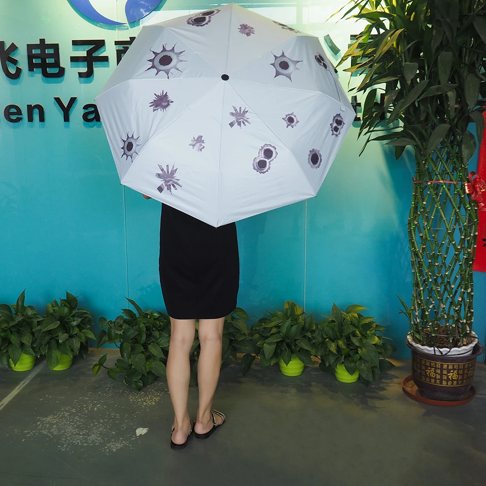 

3D Bullet Hole Car Automatic Umbrella For VW Golf 5 6 7 Jetta MK5 MK6 CC Tiguan Passat B6 B7 Scirocco 3 Folding Rain Umbrella