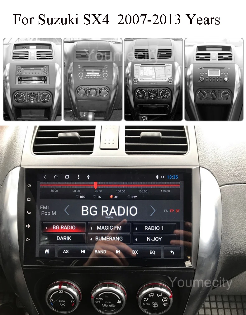 Flash Deal Octa Core 9inch Android 9.0 Car DVD Player for Suzuki SX4 2007-2013 Car Radio GPS Navigation BT RDS WIFI Map 2G RAM 32G ROM 1