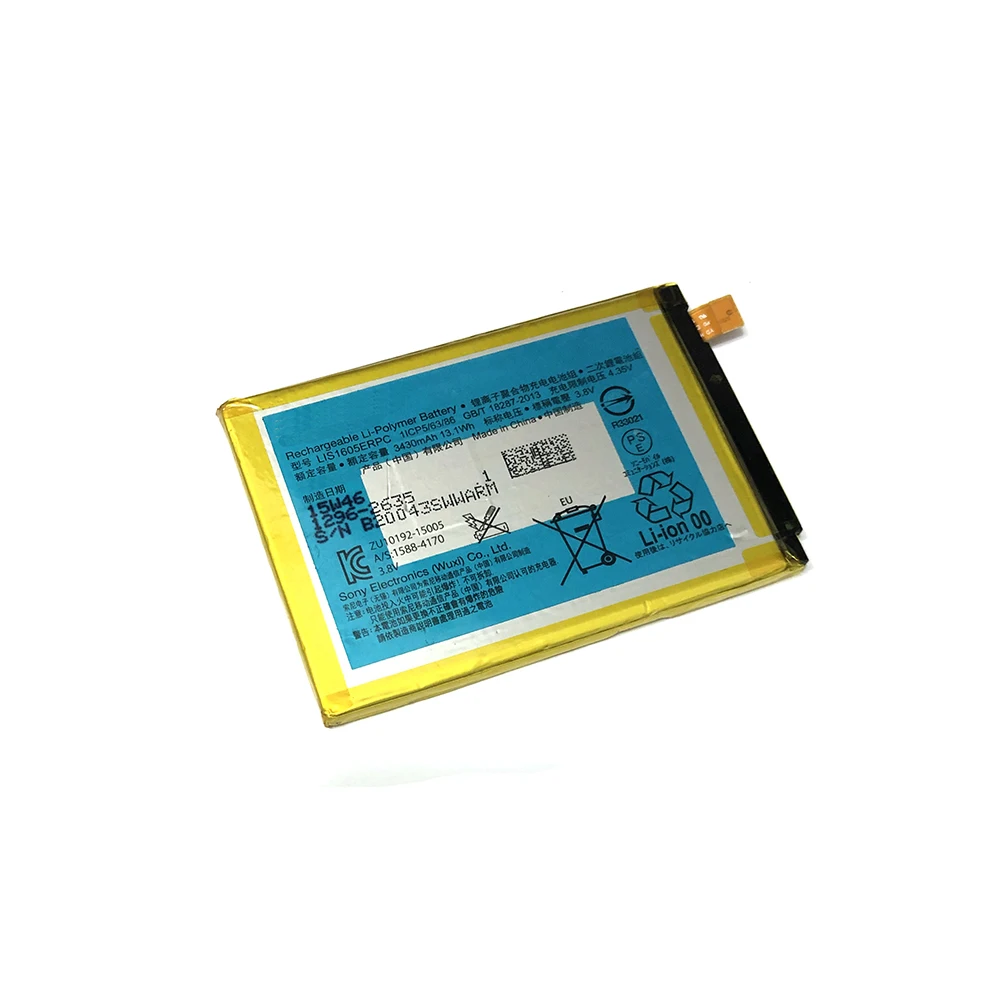 

High Quality Rechargeable Battery LIS1605ERPC For SONY Xperia Z5 Premium Z5P Dual E6853 E6883 Phone Battery 3430mAh