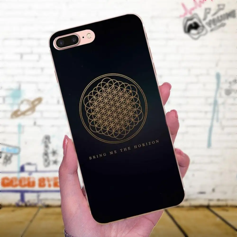 ТПУ новый модный цветок жизни Bring Me Horizon для Xiaomi Note 3 4 Mi3 Mi4 Mi4C Mi4i Mi5 Mi 5S 5X 6 6X 8 SE A1 Max Mix