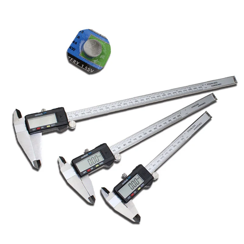 Digital Caliper 6" 8" 12" Stainless Steel Metal Digital Caliper
