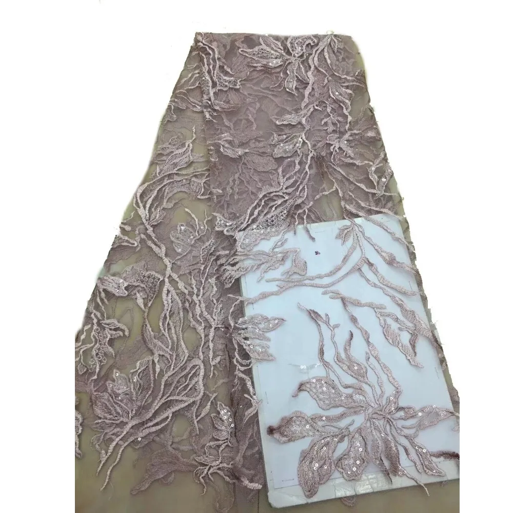 

2018 Latest French Nigerian Laces Fabrics High Quality Tulle African Laces Fabric Wedding African French Tulle Lace